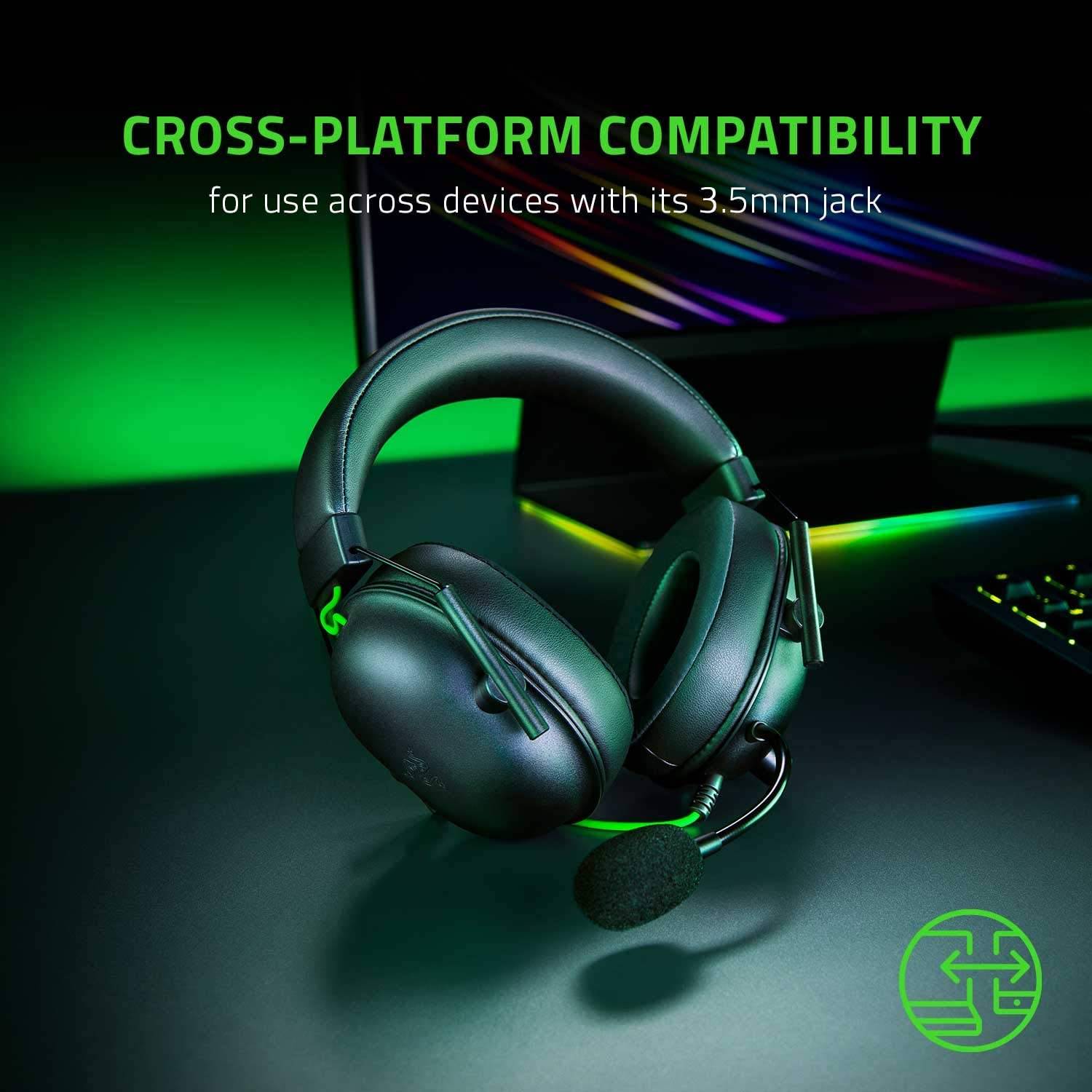 Razer BlackShark V2 X Gaming Headset (3.5mm Analog Wired Headset